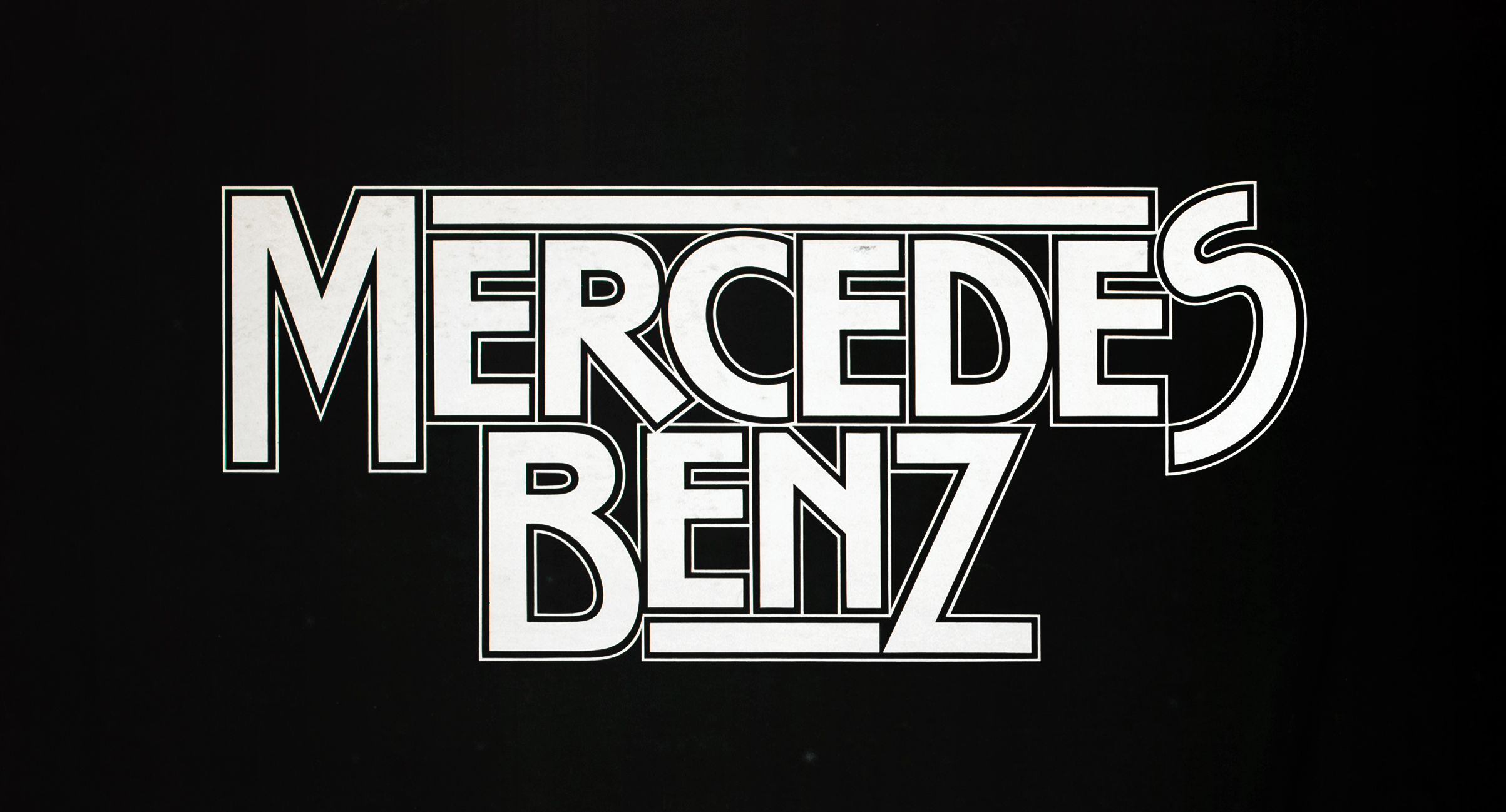 logotype for meredes benz